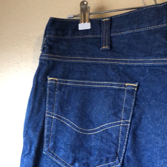 New Mens Jeans Carhartt Denim Straight Leg Blue Jeans Men’s Size 38X32 - Picture 7 of 13